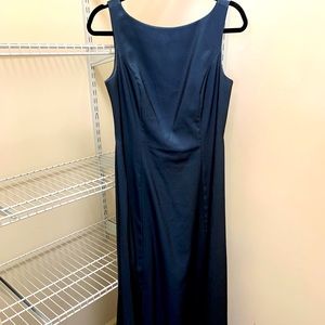 Adrianna Papell navy evening gown